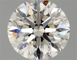 Picture of Natural Diamond 0.70 Carats, Round with Excellent Cut, I Color, VVS1 Clarity and Certified by GIA