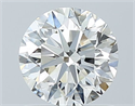 Diamante Natural 0.90 quilates, Redondo , Color I, claridad VVS1 y certificado GIA
