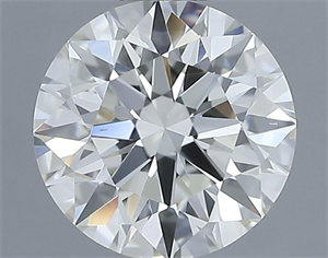Picture of Natural Diamond 0.70 Carats, Round with Excellent Cut, H Color, VS1 Clarity and Certified by IGI
