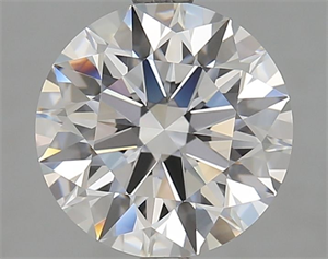 Picture of Lab Grown Diamond 2.93 Carats, Round with Ideal Cut, D Color, FL Clarity and Certified by IGI