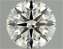 Diamante Natural 0.60 quilates, Redondo , Color J, claridad SI1 y certificado GIA