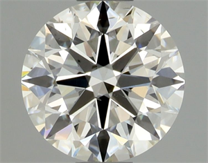 Foto Diamante Natural 0.60 quilates, Redondo , Color J, claridad SI1 y certificado GIA de