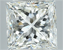 Natural Diamond 5.52 Carats, Princess with  Cut, I Color, VS2 Clarity and Certified by GIA