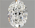 Natural Diamond 1.20 Carats, Oval with  Cut, F Color, VVS1 Clarity and Certified by GIA