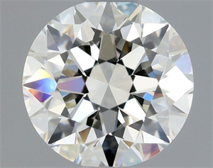 Picture of Natural Diamond 0.60 Carats, Round with Excellent Cut, J Color, VVS2 Clarity and Certified by GIA
