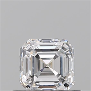 Picture of Natural Diamond 0.50 Carats, Asscher with  Cut, E Color, VS2 Clarity and Certified by GIA
