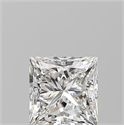 Natural Diamond 1.01 Carats, Princess with  Cut, G Color, VS2 Clarity and Certified by GIA