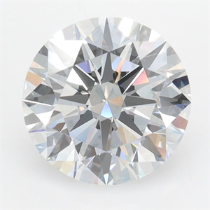 Picture of Lab Grown Diamond 2.25 Carats, Round with Ideal Cut, D Color, IF Clarity and Certified by IGI