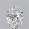 Natural Diamond 1.52 Carats, Oval with  Cut, I Color, VS1 Clarity and Certified by GIA