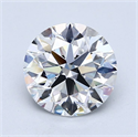 Natural Diamond 2.50 Carats, Round with Excellent Cut, D Color, VVS1 Clarity and Certified by GIA