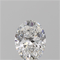Natural Diamond 0.50 Carats, Oval with  Cut, E Color, VS1 Clarity and Certified by GIA