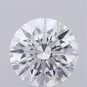 Picture of Lab Grown Diamond 6.27 Carats, Round with Excellent Cut, D Color, VVS2 Clarity and Certified by GIA