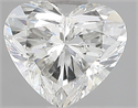 Natural Diamond 1.53 Carats, Heart with  Cut, F Color, VS2 Clarity and Certified by IGI