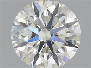 Foto Diamante Natural 0.75 quilates, Redondo , Color I, claridad IF y certificado GIA de