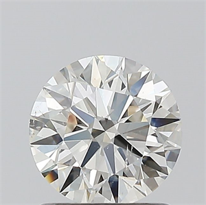 Picture of Natural Diamond 1.01 Carats, Round with Excellent Cut, I Color, SI1 Clarity and Certified by GIA