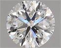 Natural Diamond 0.70 Carats, Round with Very Good Cut, H Color, VS2 Clarity and Certified by GIA