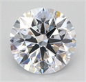 Lab Grown Diamond 3.19 Carats, Round with Ideal Cut, E Color, VVS2 Clarity and Certified by IGI