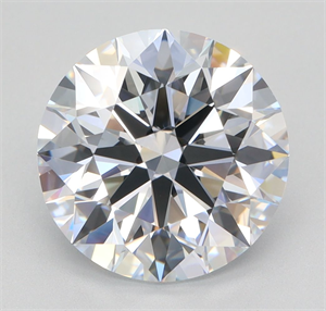 Picture of Lab Grown Diamond 3.19 Carats, Round with Ideal Cut, E Color, VVS2 Clarity and Certified by IGI