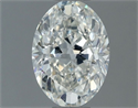 Natural Diamond 0.81 Carats, Oval with  Cut, I Color, SI1 Clarity and Certified by GIA