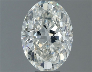 Picture of Natural Diamond 0.81 Carats, Oval with  Cut, I Color, SI1 Clarity and Certified by GIA