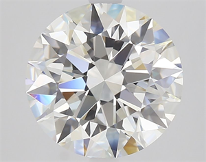 Picture of Natural Diamond 3.02 Carats, Round with Excellent Cut, H Color, VVS1 Clarity and Certified by GIA