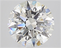 Diamante Natural 3.02 quilates, Redondo , Color H, claridad VVS1 y certificado GIA