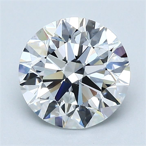 Picture of Natural Diamond 1.80 Carats, Round with Excellent Cut, D Color, SI1 Clarity and Certified by GIA