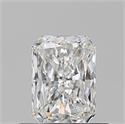 Natural Diamond 0.52 Carats, Radiant with  Cut, F Color, VS2 Clarity and Certified by GIA