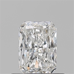 Foto Diamante Natural 0.52 quilates, Radiante , Color F, claridad VS2 y certificado GIA de
