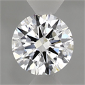 Lab Grown Diamond 0.84 Carats, Round with Excellent Cut, D Color, VVS2 Clarity and Certified by IGI