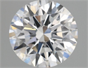 Lab Grown Diamond 1.69 Carats, Round with Excellent Cut, F Color, VS1 Clarity and Certified by GIA