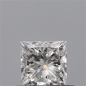 Picture of Natural Diamond 0.40 Carats, Princess with  Cut, E Color, VVS1 Clarity and Certified by GIA