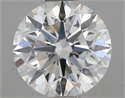 Natural Diamond 0.80 Carats, Round with Excellent Cut, H Color, VVS2 Clarity and Certified by GIA