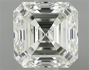 Picture of Natural Diamond 1.01 Carats, Asscher with  Cut, K Color, SI1 Clarity and Certified by GIA