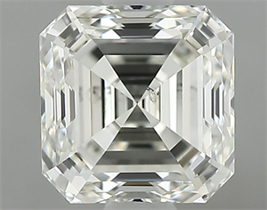 Picture of Natural Diamond 1.01 Carats, Asscher with  Cut, K Color, SI1 Clarity and Certified by GIA