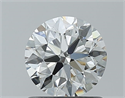 Natural Diamond 0.90 Carats, Round with Excellent Cut, G Color, SI1 Clarity and Certified by GIA