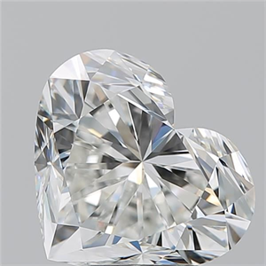 Picture of Natural Diamond 3.01 Carats, Heart with  Cut, H Color, VS1 Clarity and Certified by GIA