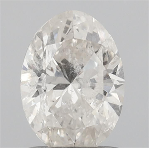 Picture of Natural Diamond 1.00 Carats, Oval with  Cut, I Color, I1 Clarity and Certified by IGI