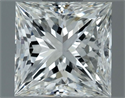 Natural Diamond 1.00 Carats, Princess with  Cut, G Color, VS2 Clarity and Certified by IGI