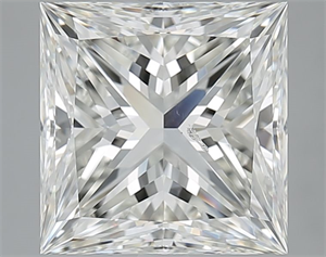 Foto Diamante Natural 5.01 quilates, Princesa , Color I, claridad SI2 y certificado GIA de