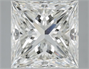 Natural Diamond 5.01 Carats, Princess with  Cut, I Color, SI2 Clarity and Certified by GIA