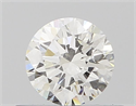 Natural Diamond 0.40 Carats, Round with Excellent Cut, H Color, VVS1 Clarity and Certified by GIA