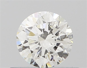 Picture of Natural Diamond 0.40 Carats, Round with Excellent Cut, H Color, VVS1 Clarity and Certified by GIA