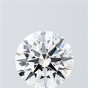 Picture of Lab Grown Diamond 1.52 Carats, Round with Ideal Cut, F Color, VVS2 Clarity and Certified by IGI