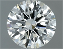Natural Diamond 0.60 Carats, Round with Excellent Cut, I Color, VS1 Clarity and Certified by IGI