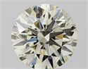 Natural Diamond 1.09 Carats, Round with Excellent Cut, J Color, VVS1 Clarity and Certified by IGI