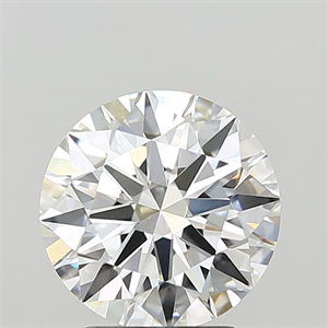 Picture of Lab Grown Diamond 3.10 Carats, Round with Ideal Cut, E Color, VVS1 Clarity and Certified by IGI