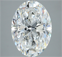 Natural Diamond 5.03 Carats, Oval with  Cut, E Color, VS1 Clarity and Certified by GIA