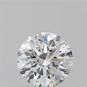 Picture of Natural Diamond 0.70 Carats, Round with Excellent Cut, E Color, SI2 Clarity and Certified by GIA