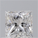 Diamante Natural 0.40 quilates, Princesa , Color D, claridad VS2 y certificado GIA